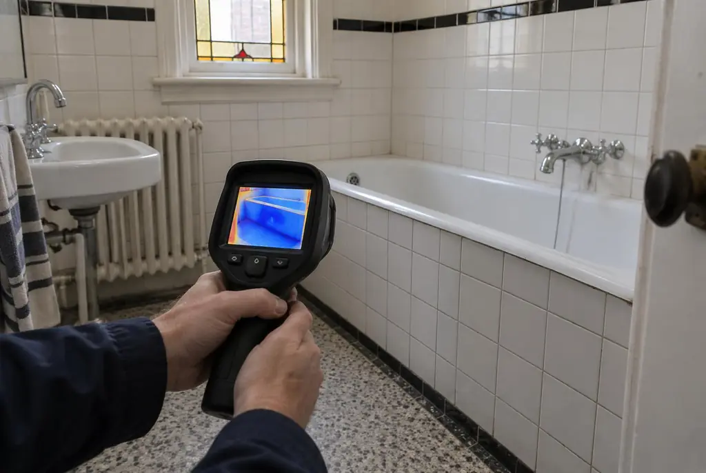 Lekdetectie Scherpenzeel – onderzoek in een badkamer van een oudere woning